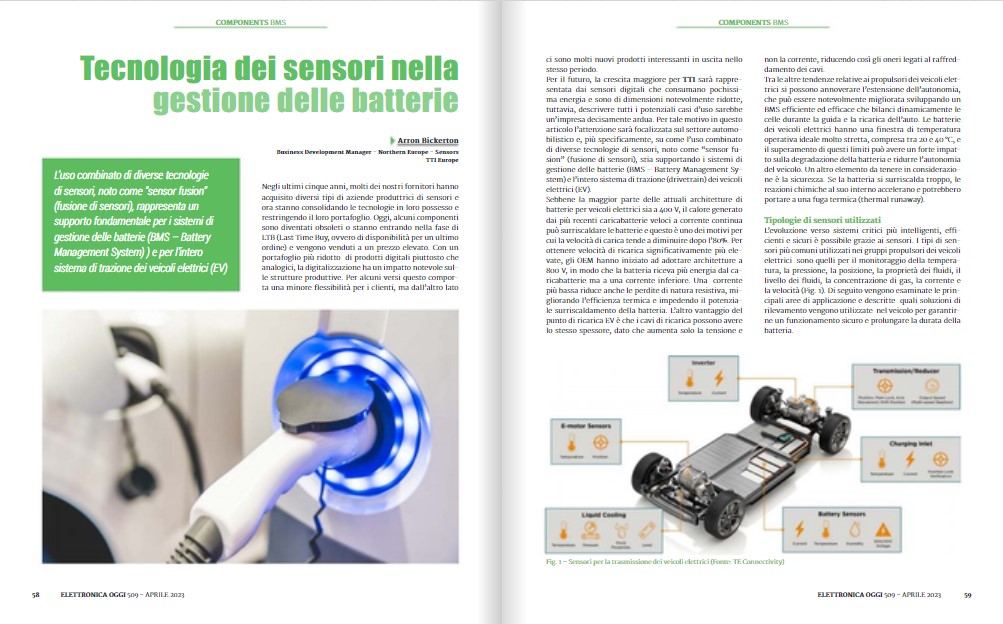 Tecnologia Dei Sensori Nella Gestione Delle Batterie - Elettronica Plus